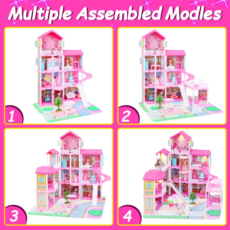 Doll House Diy Kit Home Educational Toys for Girls