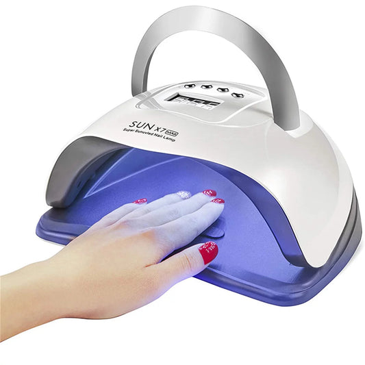 Gel Dryer Nail Polish Lamp, 180 watt dual light source nail dryer,UV LED Light Nail Lamp, with 57 lamp beads