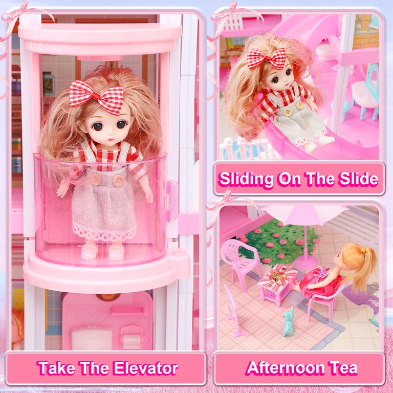 Doll House Diy Kit Home Educational Toys for Girls