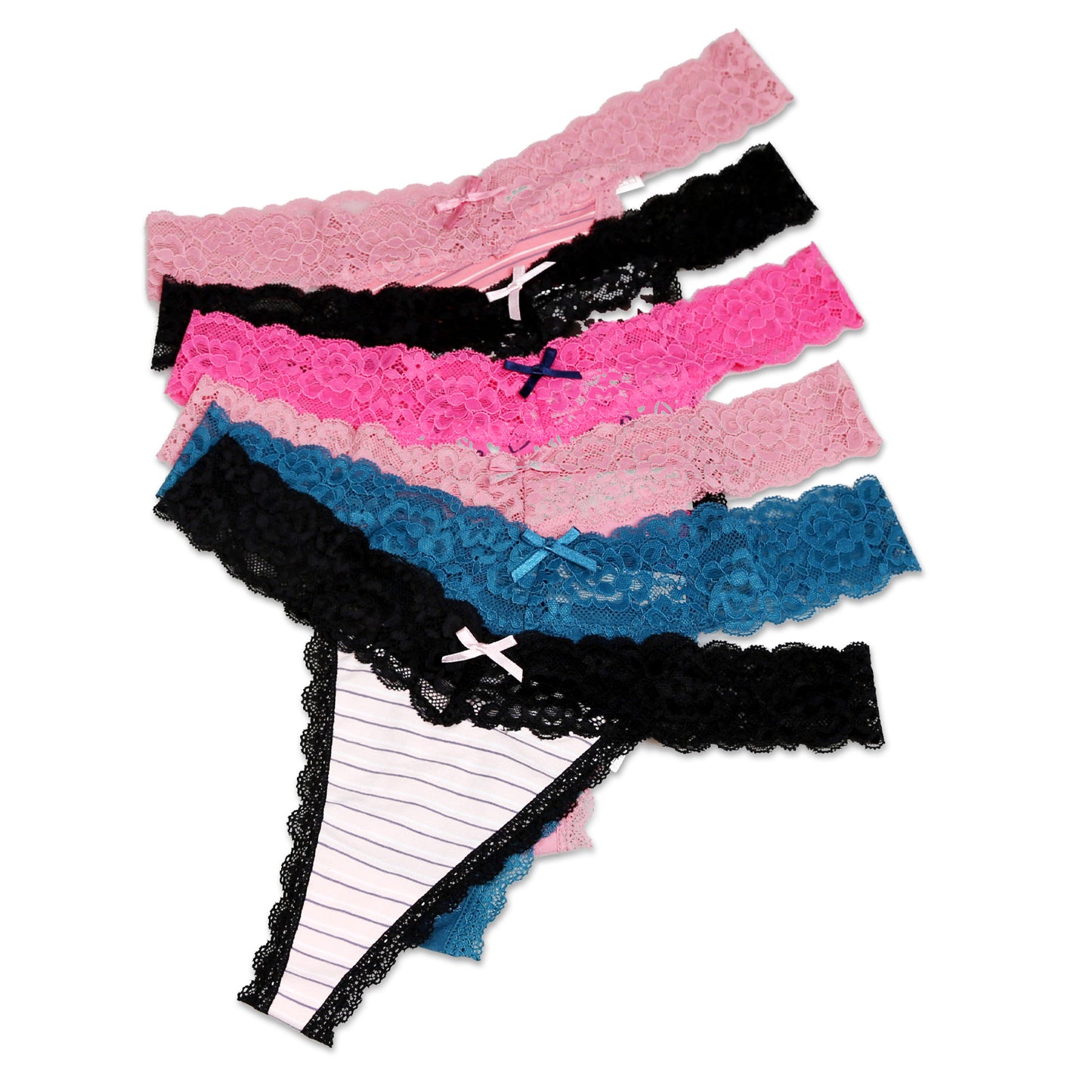 Women's Thongs, G-String Low Waist Seamless Lace T back, womens Underwear Thong Panties Several Colors